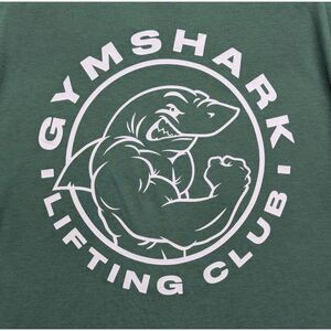 Gymshark Lifting Club Shirt Mens M Long Sleeve Gym Workout Bodybuilding Green